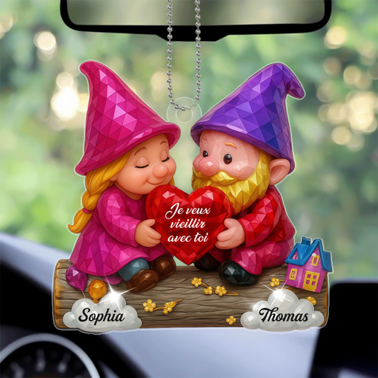 Jeveuxvieilliravectoi FigurinesNainsavecCoeur_CadeauPersonnaliseOrnementEnAcryliquePourCouple_04923d5e 690b 4631 bd45 2afd59380c71