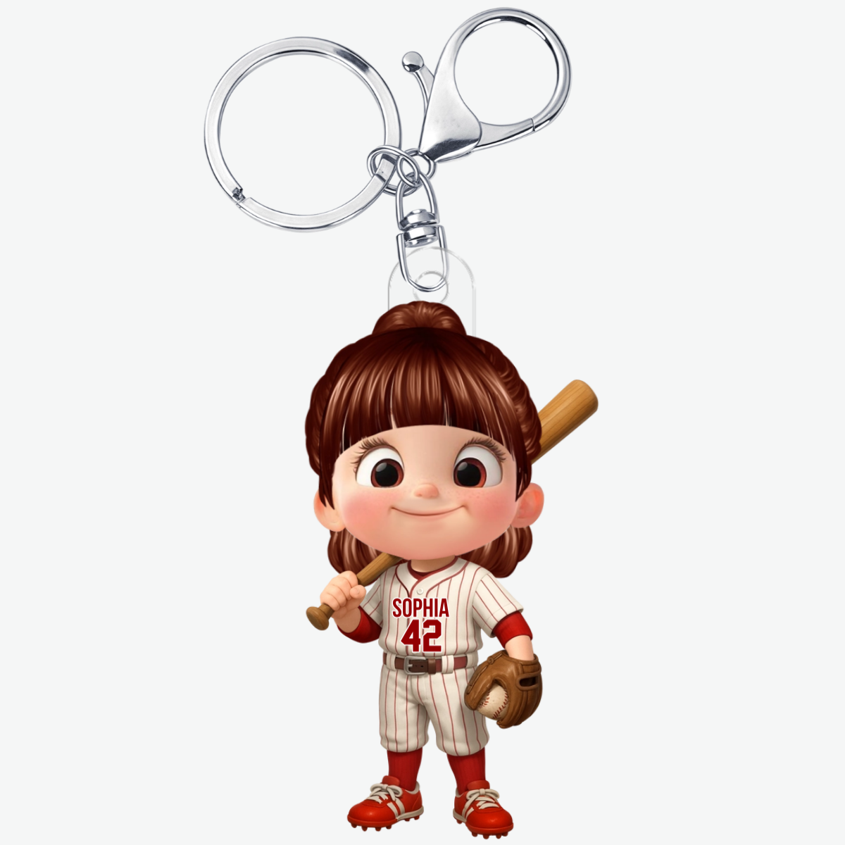 JoueurDeBaseballPersonnalise_CadeauPersonnalisePorte ClesEnAcryliquePourJoueursDeBaseball_2