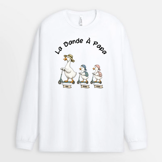 La_Bande_A_Papa_Canards_Rigolos_ _Cadeau_Personnalise_T Shirt_Pour_Papa_Et_Grand Pere_2