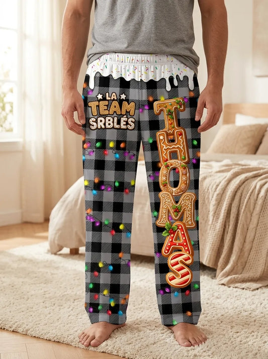 La_Team_Sabl_s_Nom_Cadeau_Personnalis_Pantalon_Pour_La_Famille
