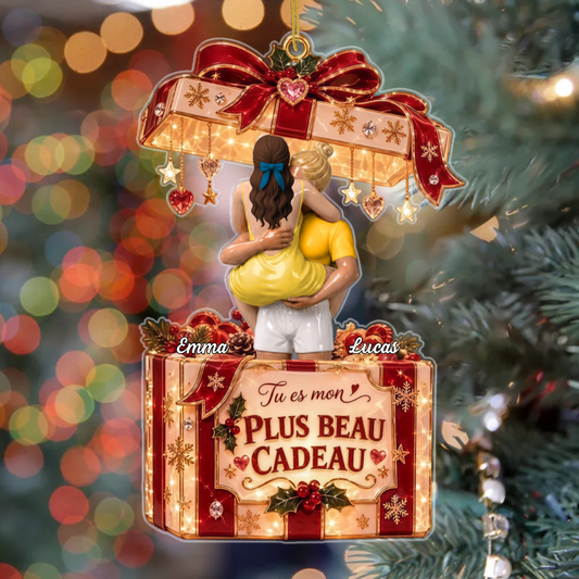 Le_Plus_Beau_Des_Cadeaux_ _Cadeau_Personnalis_Ornement_De_No_l_En_Acrylique_Pour_Couples1
