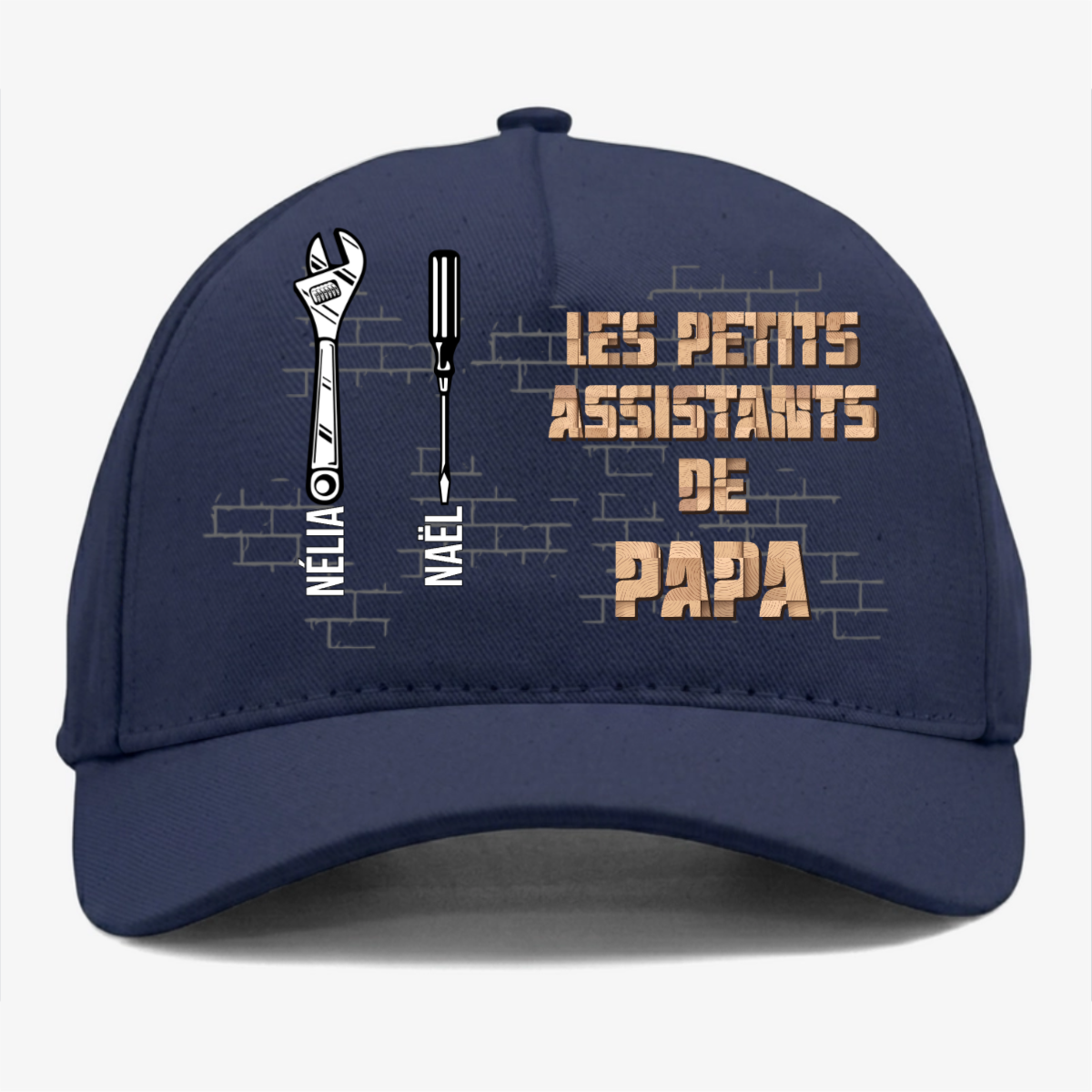 LesPetitsAssistantsDePapa CadeauFeteDesPeres CadeauPersonnaliseCasquettePourPapaEtPapy_4