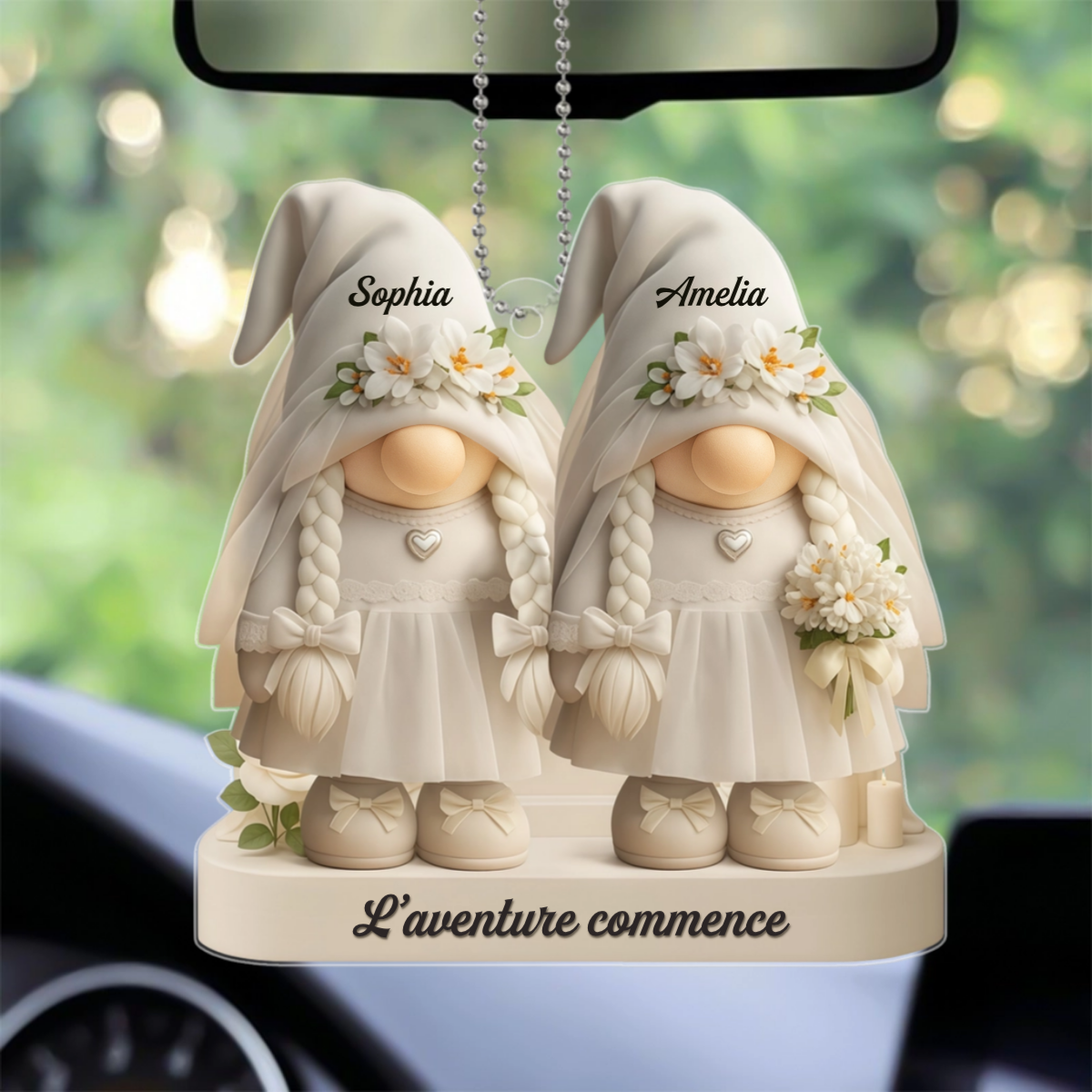 LienEternel_MariesAvecCoeursEtFleurs_CadeauPersonnaliseOrnementASuspendrePourCouples_13