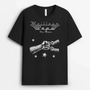 MeilleurPapaDuMonde CheckMetallique CadeauPersonnaliseT shirtPourPapa_1