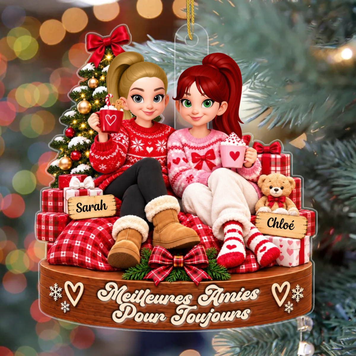 MeilleuresAmiesPourToujours CadeauPersonnalise_OrnementDeNoelEnAcryliquePourMeilleuresAmies9