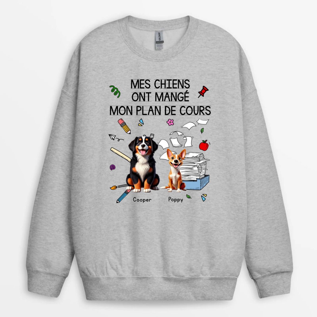 Mes_chiens_ont_mange_mon_plan_de_cours_Cadeau_Personnalise_T shirt_pour_Maitresse_3_0aa694b6 46e3 457c b174 bf0de7b3a538