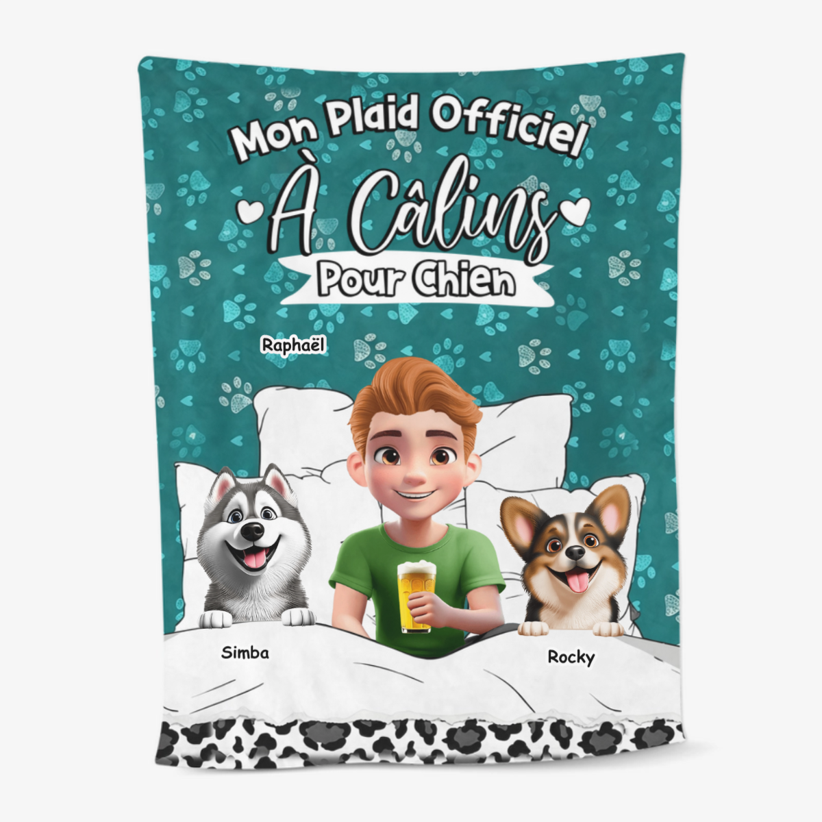 Mon_Chien_En_Calin_Cadeau_Personnalise_ _Couverture_Personnalisee_Pour_Les_Amoureux_Des_Chiens2_ac33a5bc 7d6f 4c04 89ea ee8b2128406a