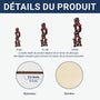 NomDeBiker CadeauPersonnalise_OrnementEnBoisA1CouchePourBikers
