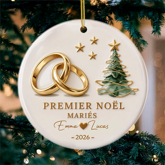 NotrePremierNoelMaries_CadeauPersonnaliseOrnementsEnAcryliquePourCouple_2