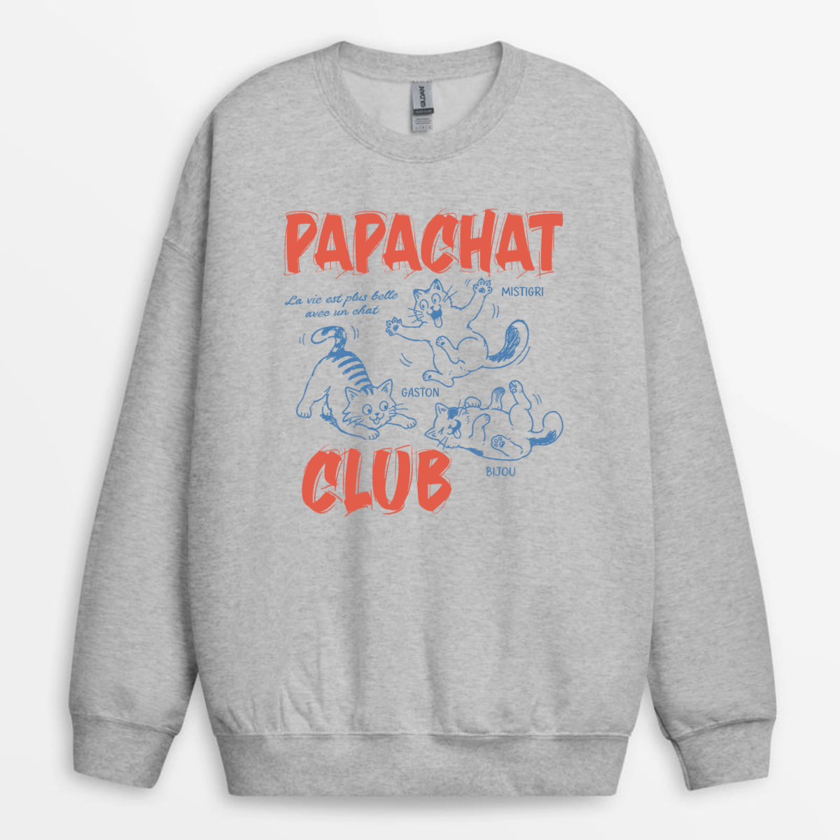 PapaChatClub CadeauFeteDesPeresHumour CadeauPersonnaliseT ShirtPourPapa_3