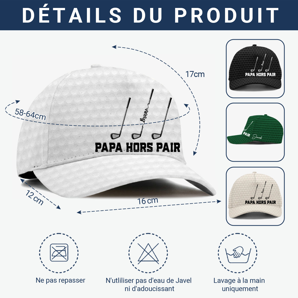 PapaHorsPair CadeauFeteDesPeres CadeauPersonnaliseCasquettePourPapaEtPapy_1