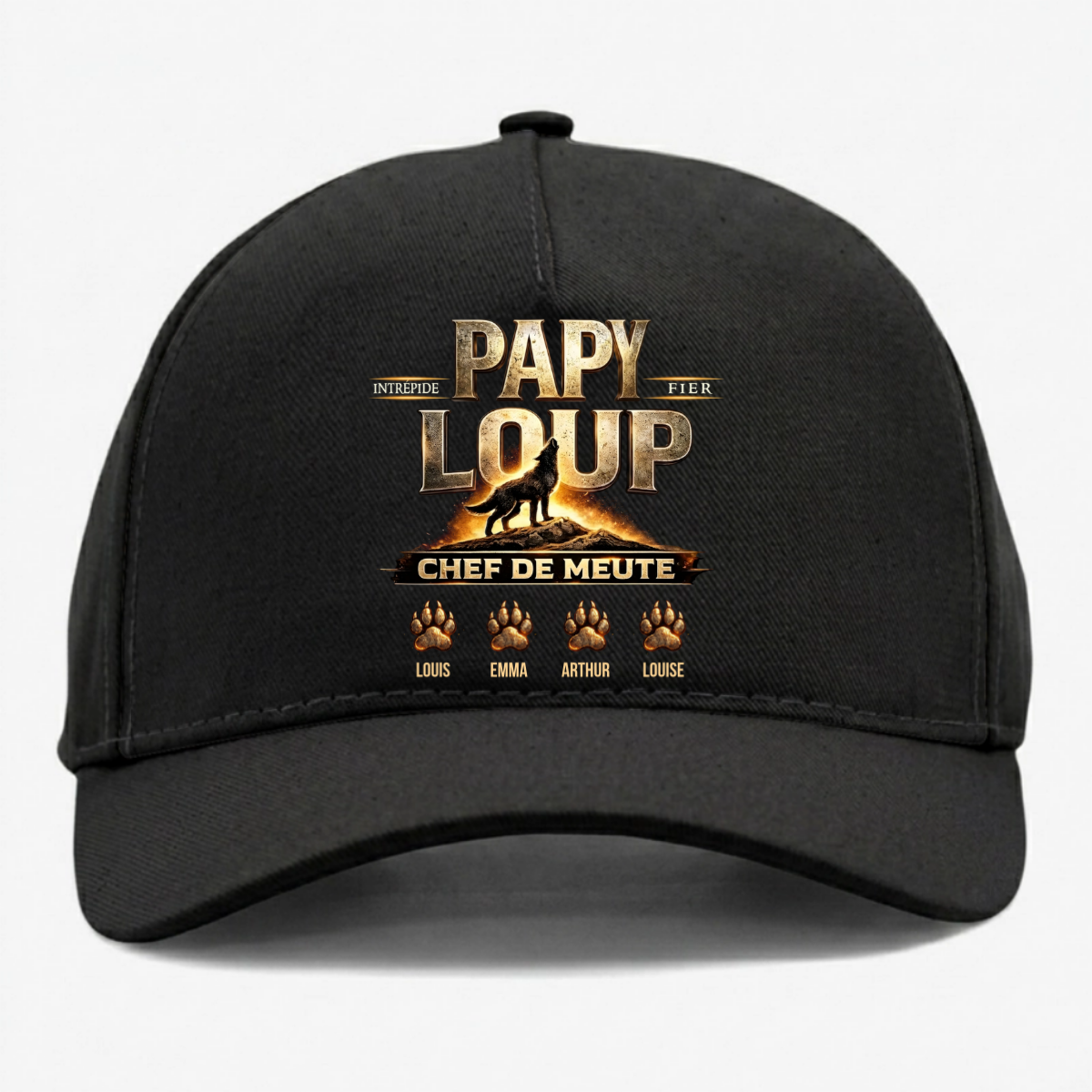 Papa_Loup_Avec_Prenoms_Des_Enfants_ _Cadeau_Personnalise_Casquette_Pour_Papa_Et_Grand Pere