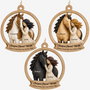 Passionnee_De_Chevaux_ _Cadeau_Personnalise_Ornement_En_Bois_A_1_Couche_Pour_Filles_Passionnees_De_Chevaux_6
