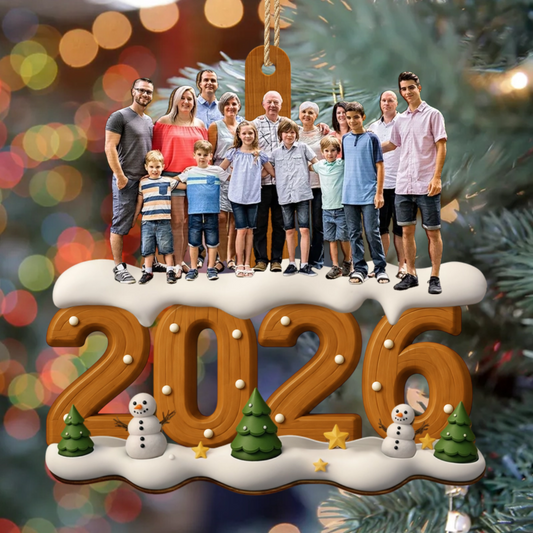 Photo_De_Famille_ _Cadeau_Personnalis_Ornement_En_Bois_1_Couche_Pour_Familles2