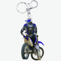 Pilote_De_Motocross_Avec_Nom_Num_ro_Personnalis_s_Cadeau_Personnalis_Porte Cl_s_En_Acrylique_Pour_Fans_De_Motocross