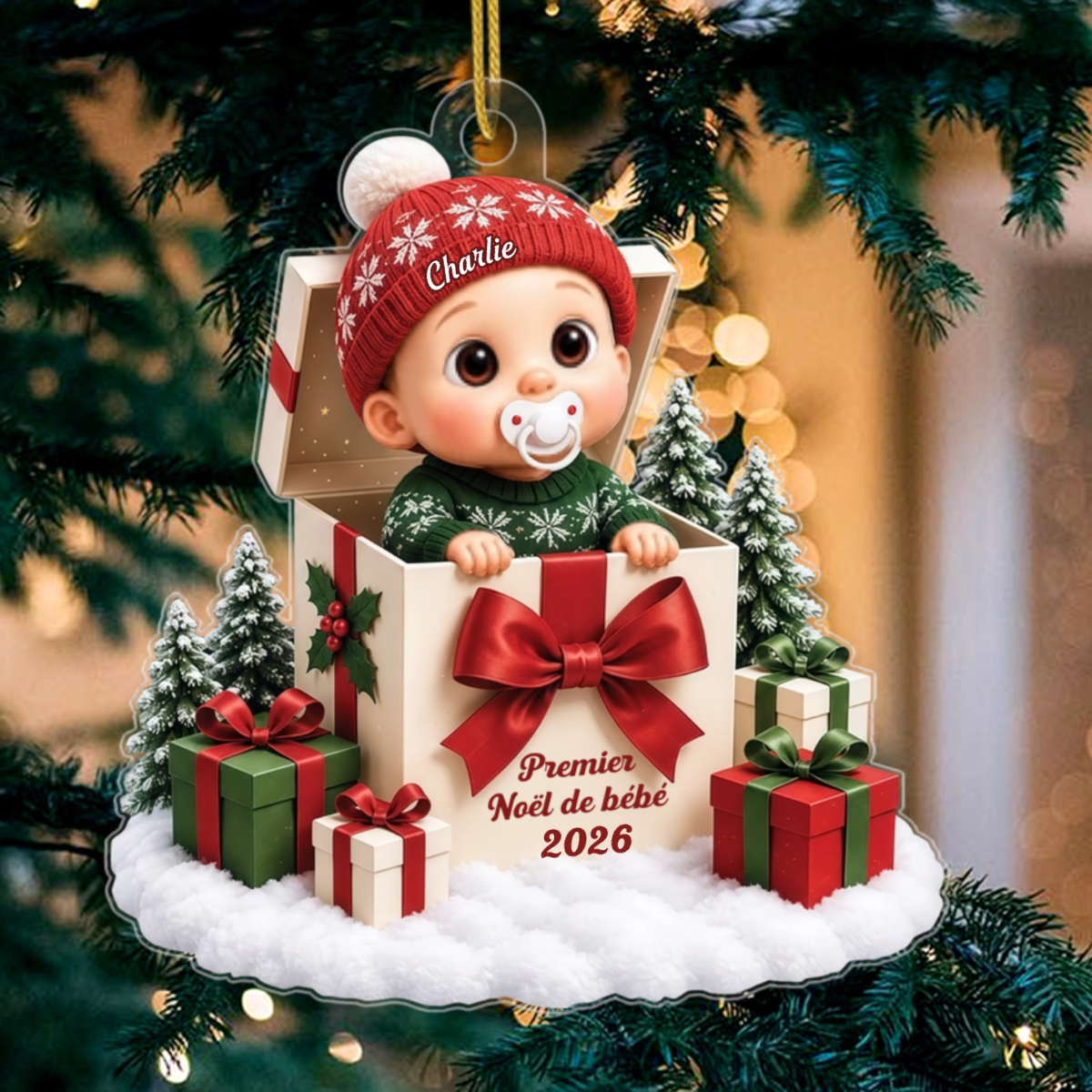 PremierNoelDeBebe CadeauPersonnalise_OrnementAcryliquePourParents3