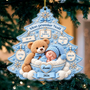PremierNoelDeBebeArbreNounoursInformationsDeNaissance_CadeauPersonnaliseOrnementsEnAcryliquePourNouveau Nes_Bebes_2