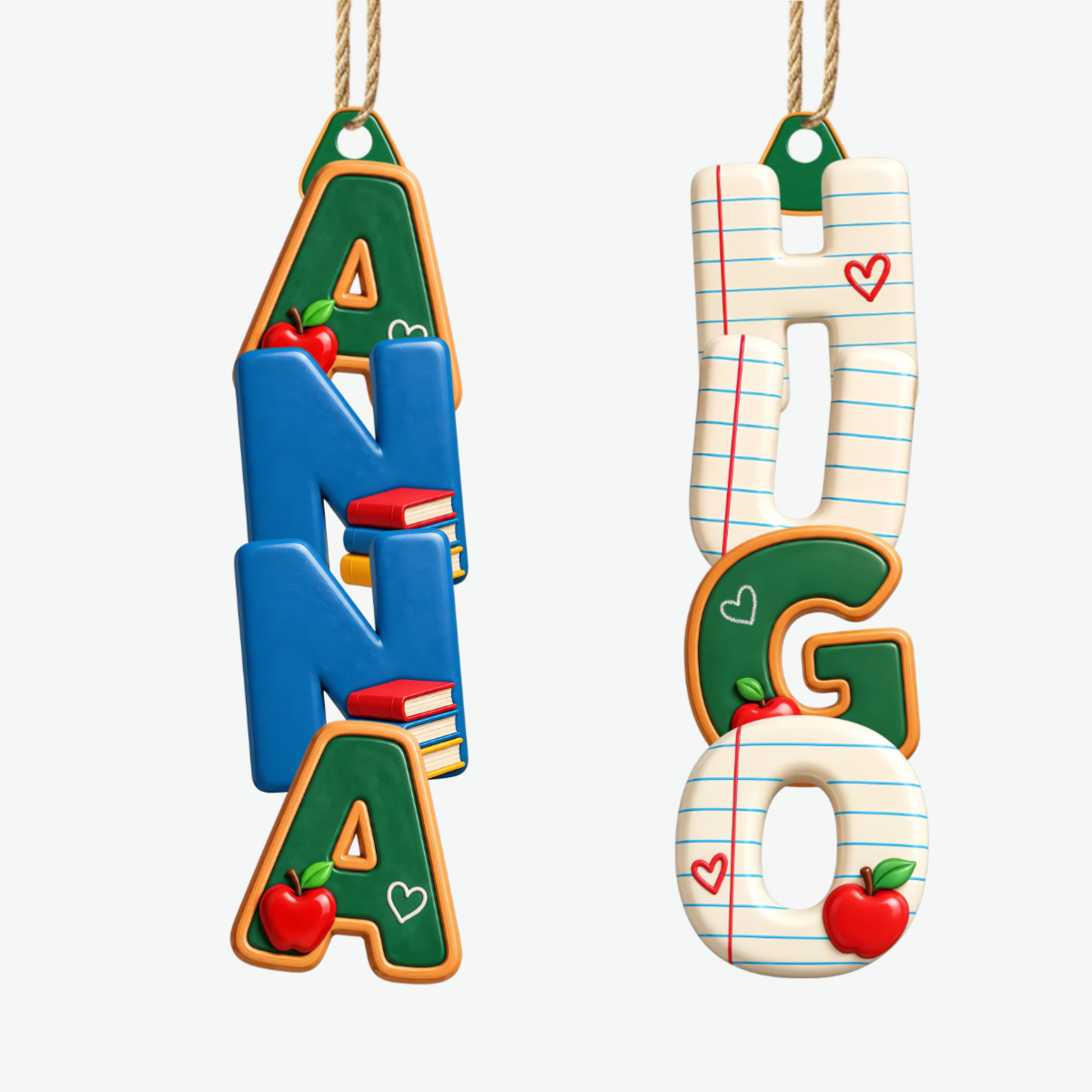PrenomDuProfesseur_CadeauPersonnalise DecorationDeNoelEnBoisA1CouchePourProfesseurs1