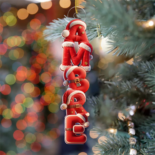 PrenomPersonnaliseStylePereNoel_CadeauPersonnaliseOrnementEnAcryliquePourLaFamille