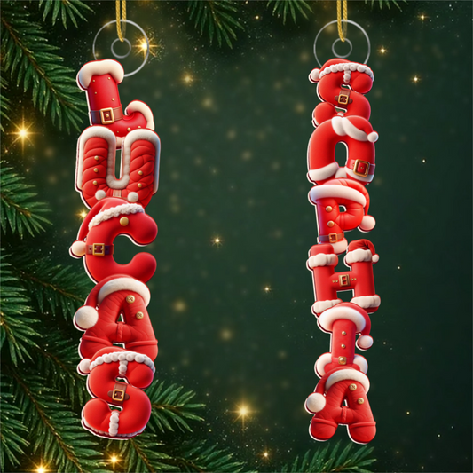 PrenomPersonnaliseStylePereNoel_CadeauPersonnaliseOrnementEnAcryliquePourLaFamille_2