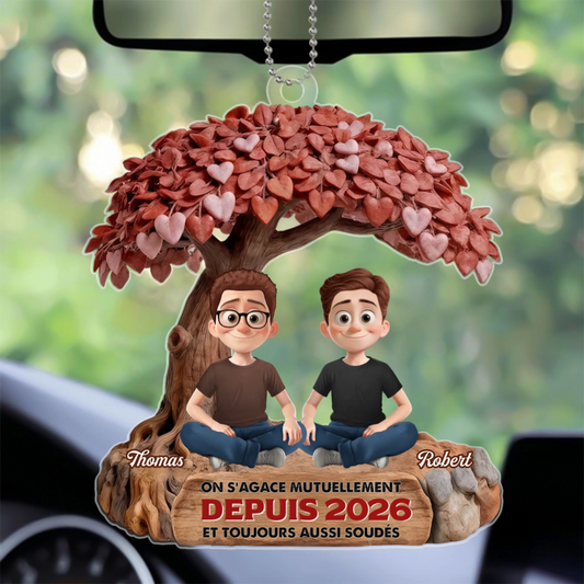 SceneDeCoupleSousUnArbreDeCoeurs_CadeauPersonnaliseOrnementEnAcryliquePourCouples_2_bdbf897e eb07 42ae ac66 b70fae23e288