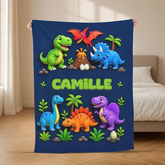 Univers_De_Dessins_Animes_Mignons_ _Cadeau_Personnalise___Plaid_Doux_Pour_Enfants1