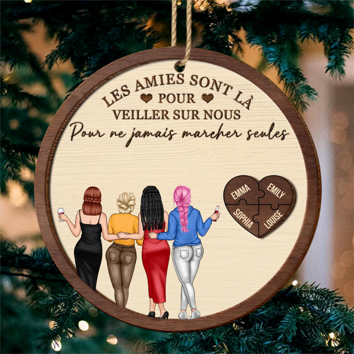 VeillerSurNous_CadeauPersonnaliseOrnementEnBoisA2CouchesPourMeilleuresAmies_Soeurs_2